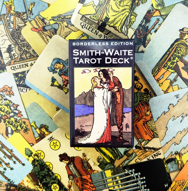 Smith-Waite Tarot Cards ( Borderless Edition )