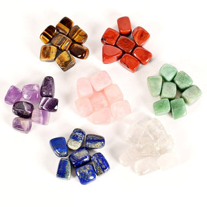 7 Colors Set / Irregular Reiki Crystals /Polished Individual Stones