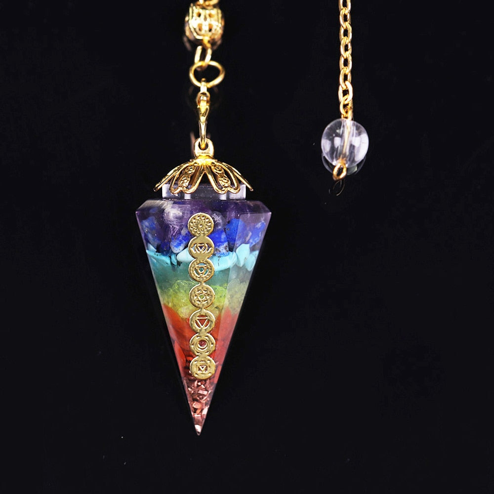 Reiki Pendulum Natural Stone Amulet