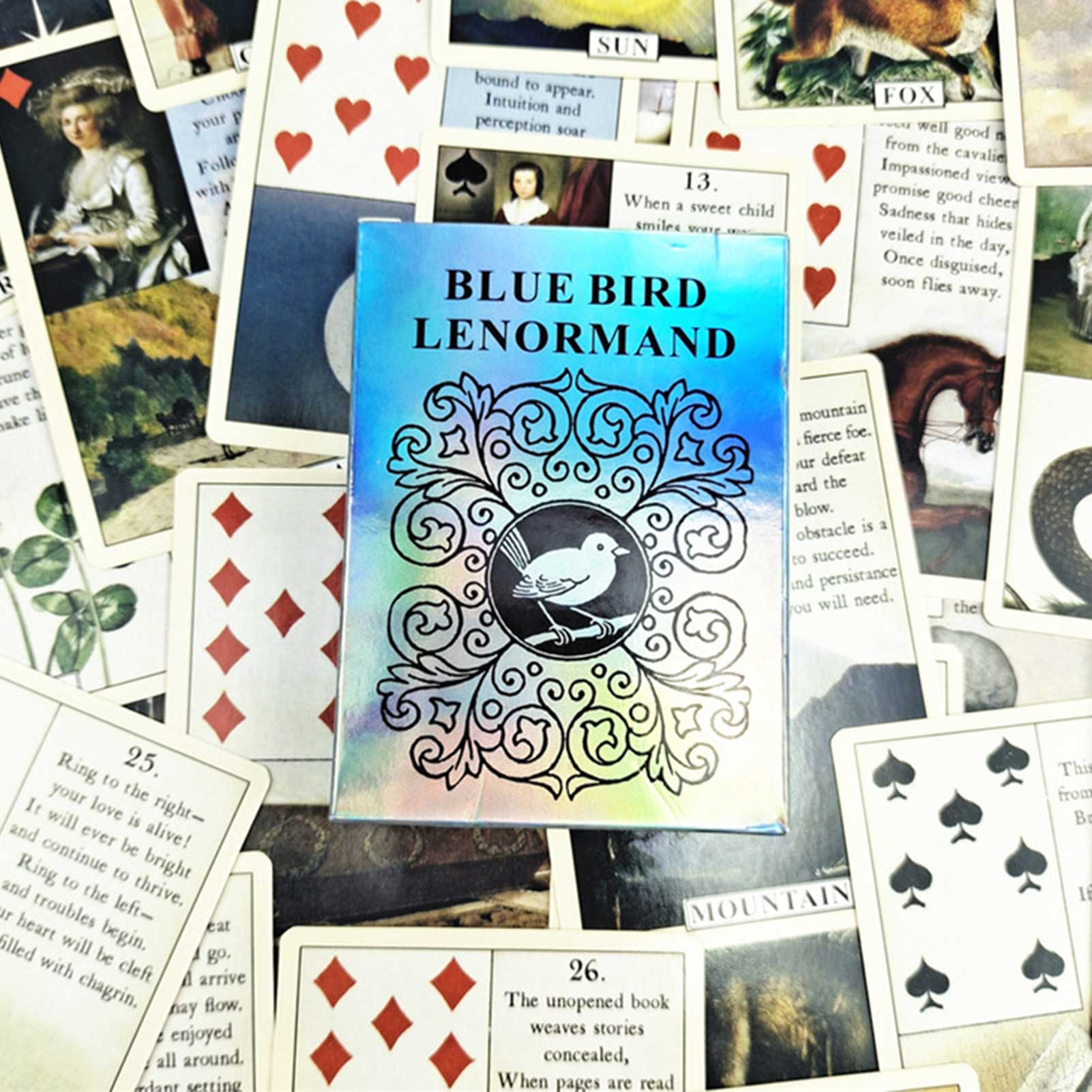 Blue Bird Lenormand Oracle Cards
